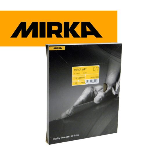 MIRKA WPF vízálló csiszolólap 230 x 280mm A4 P1200