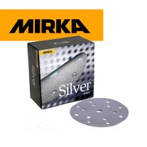   MIRKA Q.SILVER tépőzáras csiszolótárcsa Ø150mm 15 lyukas P80